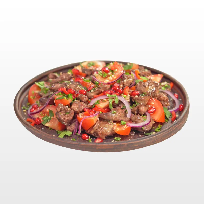 Gruziniško stiliaus vištienos kepenėlės