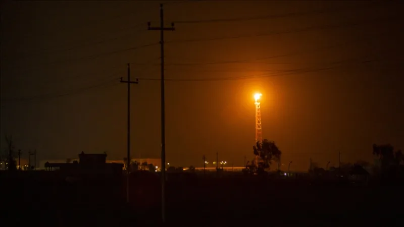 Atak dronów na magazyny ropy naftowej w południowym Iraku