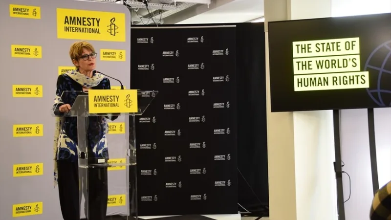 Amnesty International ģenerālsekretāre Callamard norādīja, ka dažas valstis apdraud cilvēktiesību pamatus